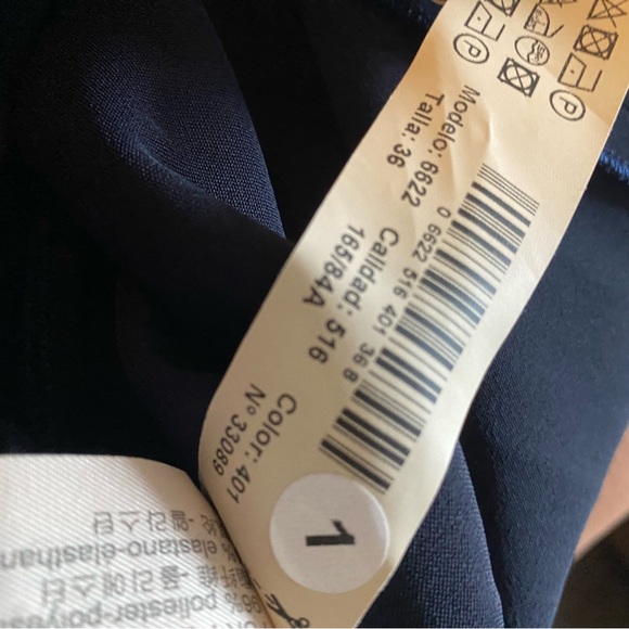 Massimo Dutti Blue jumpsuit with side button detail - Picture 8 of 12